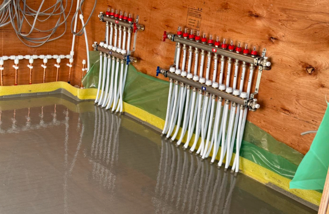 Force Drying with Underfloor Heating