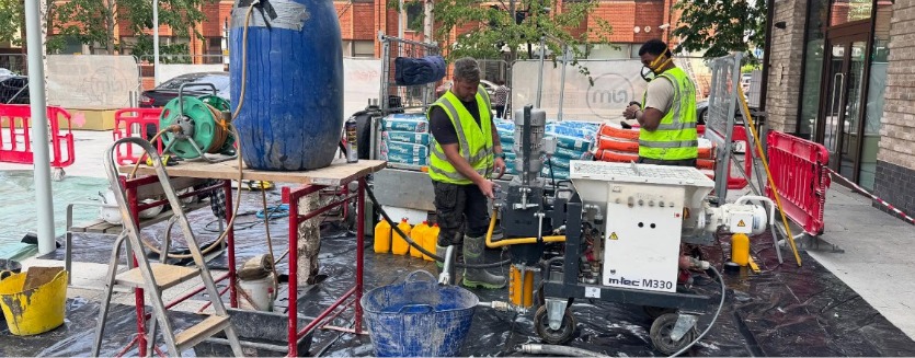 Pumping Levelling Compounds